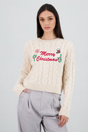 Sueter navideño merry christmas