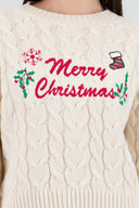 Sueter navideño merry christmas