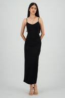 Maxi vestido bodycon liso