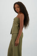 Top off shoulder botones