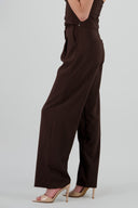 Pantalon cinturon liso