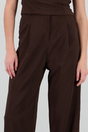 Pantalon cinturon liso