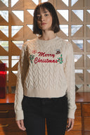 Sueter navideño merry christmas