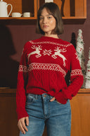 Sueter navideño renos